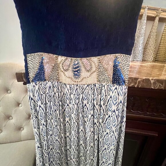 Beautiful Strapless Boho Maxi Dress - Picture 3 of 5